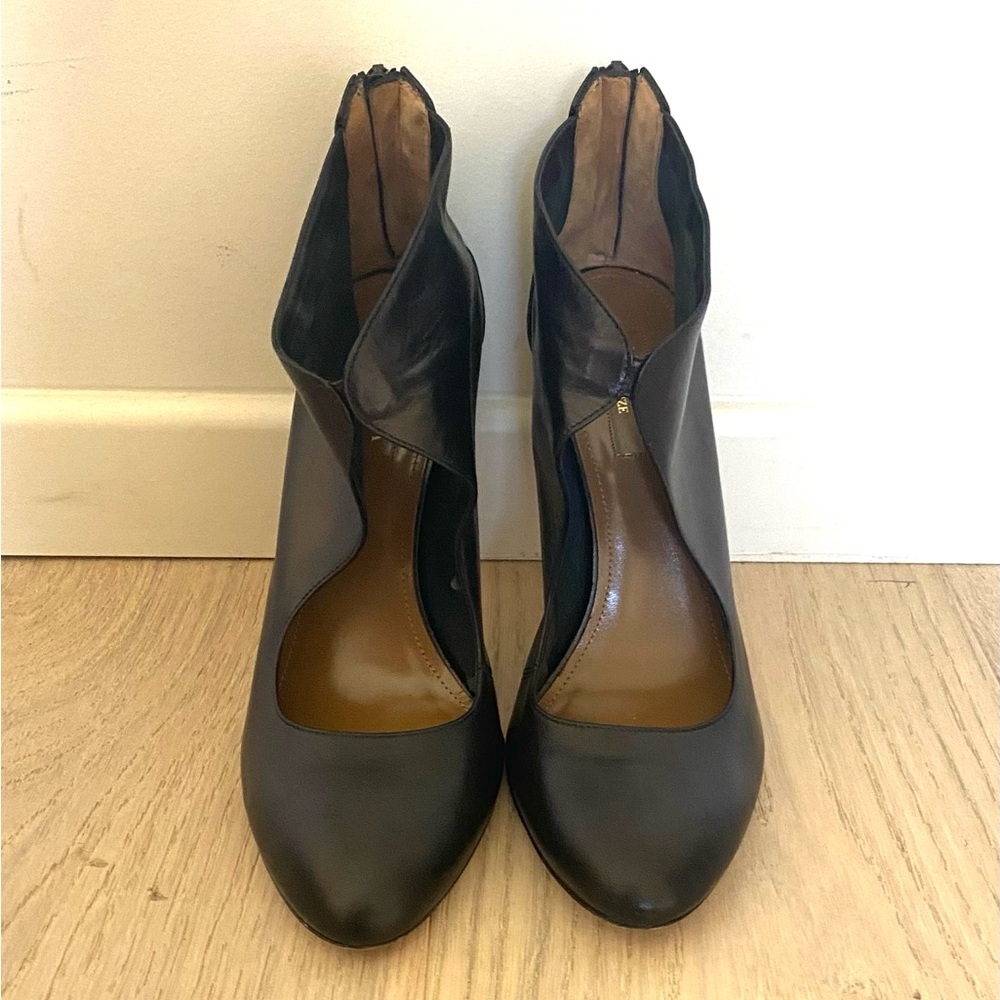 Aquazzura Black Cutout Heels size 8.5 - Picture 6 of 9